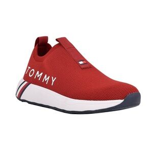 Tommy Hilfiger Women's Aliah Knit Sporty Slip-On Sneakers- Size 9